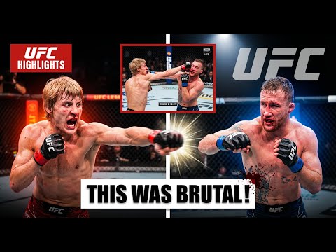 "THIS WAS BRUTAL!" Paddy Pimblett vs Justin Gaethje FULL FIGHT HIGHLIGHTS!