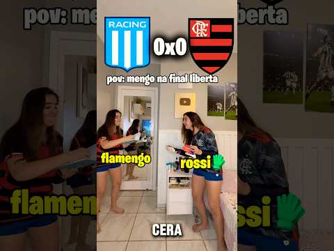 FLAMENGO NA FINAL! FLAMENGO 0x0 RACING, PLATA EXPULSÃO, ROSSI ÍDOLO 😱⚽️🔥