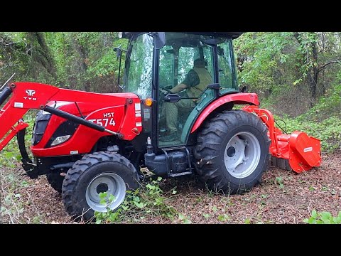 Testing this Massive Flail Mower on the TYM T574