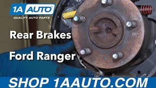 How to Replace Rear Drum Brakes 95-09 Ford Ranger