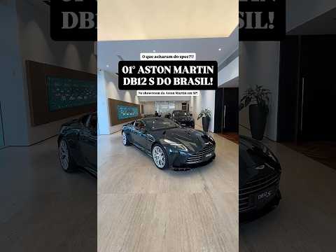 O 01° ASTON MARTIN DB12 S do BRASIL!