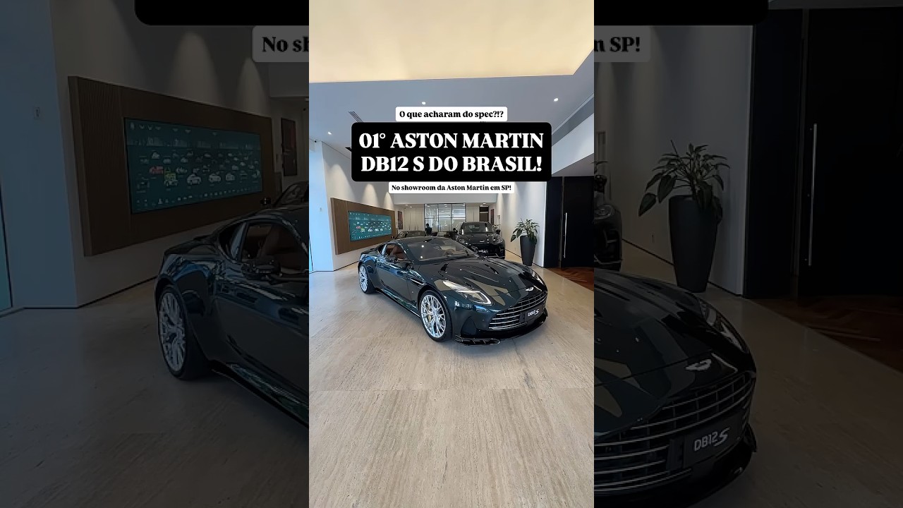 O 01° ASTON MARTIN DB12 S do BRASIL!
