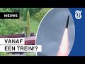 Noord-Korea toont unieke raketlancering