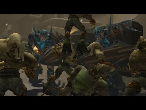 Halo 2 Hunters VS. Halo 1 Flood
