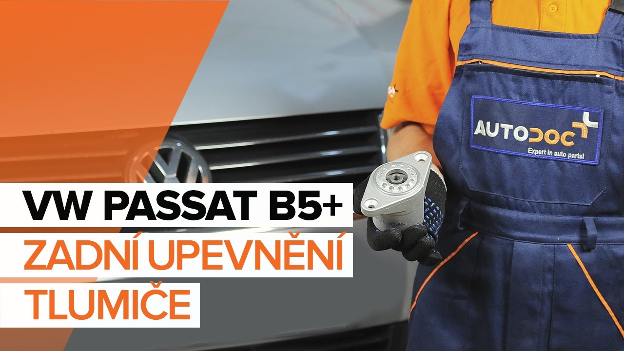 Jak vyměnit zadní uložení tlumiče na VW Passat B5 Variant – návod k výměně