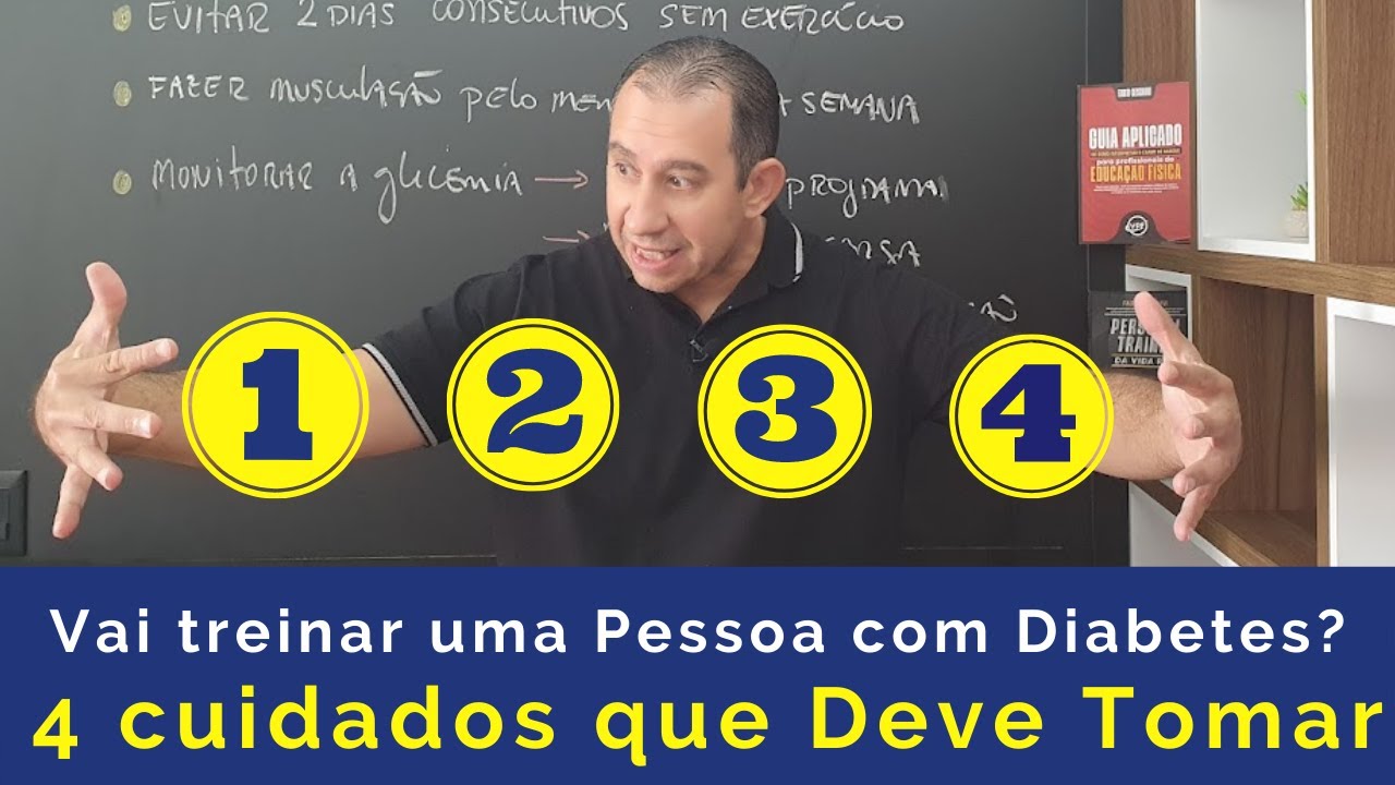 Vai treinar uma Pessoa com Diabetes? 4 cuidados que Deve Tomar (Profissional de Educação Física)