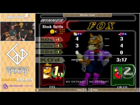 Smash On Tap 8 - Skitchy (Fox) vs MChen (Falco)  - SSBM Winners Finals