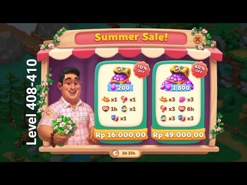 Gameplay Wildscapes Level 408-410