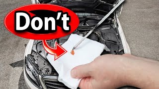 IF YOUR BMW TRANSMISSION FLUID LOOKS LIKE THIS DON'T CHANGE IT!!