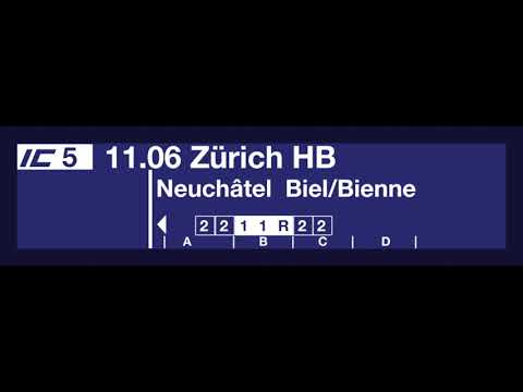 CFF TTS - Einfahrt IC5 nach Zürich HB in Yverdon