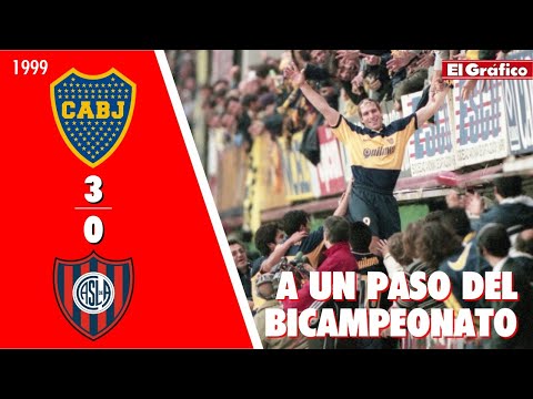 1999 CLOSING TOURNAMENT: BOCA 3 SAN LORENZO 0