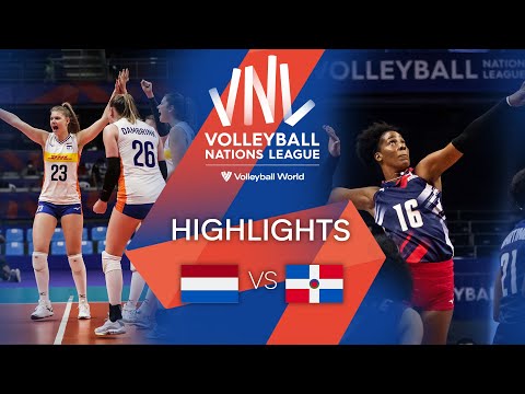 🇳🇱 NED vs. 🇩🇴 DOM - Highlights Week 2 | Women's VNL 2022