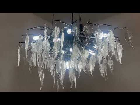 Křišťálový lustr na lanku 10xG9/40W/230V černá