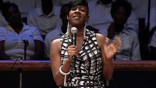 Le'Andria Johnson ministers at Mt. Zion