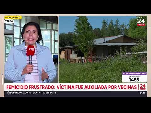 En riesgo vital mujer quemada por su pareja | 24 Horas TVN - Red Maule