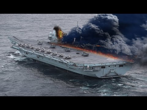 Brutal Attack (Aug 10,2021) North Korea War All-out with British Carrier in South China Sea