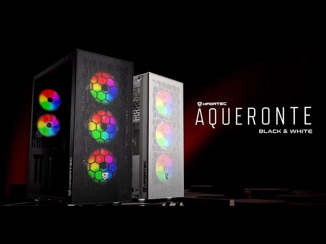 Nfortec Aqueronte Vidro Temperado USB 3.0 ARGB Branca video