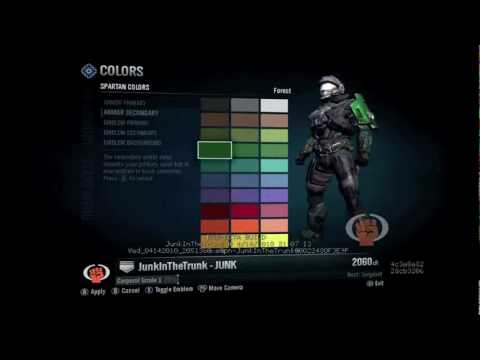 Halo: Reach beta Armor (customizations)