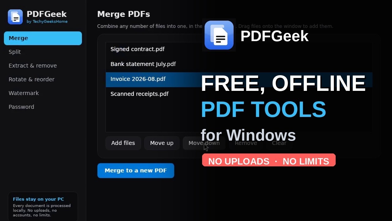 PDFGeek demo video