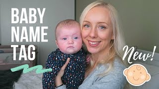 BABY NAME TAG | ALL NEW, 2018!