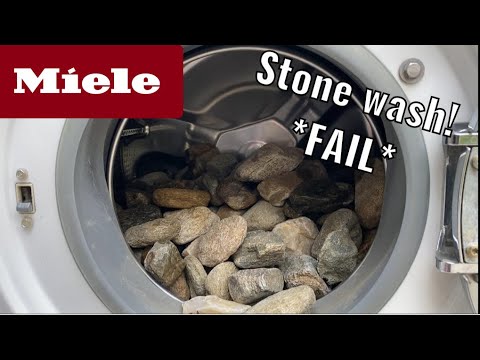 Stress test: STONE WASH in Miele washing machine (EPIC FAIL)