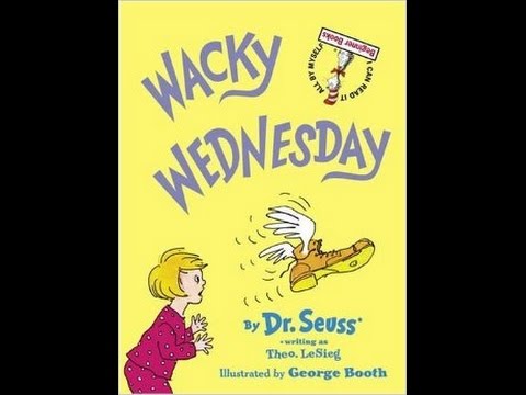 Dr. Seuss WACKY WEDNESDAY Read Along Aloud Story Book for Children Kids