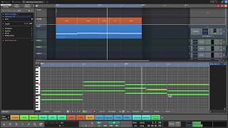Tracktion Waveform 11 and up - Using MIDI Note Colors to Edit in Key -  Prt 2 (Video 22)
