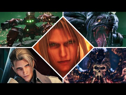 Final Fantasy 7 Remake - All Bosses