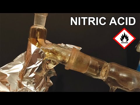 Making Nitric Acid (Easiest way)
