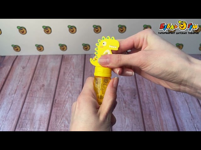 Пузыри мыльные Lanson Toys Динозавр 14см 30мл в ассортименте  - видео