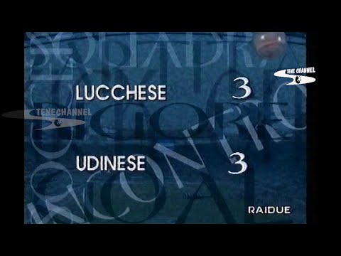 LUCCHESE-UDINESE 3-3 SERIE B 1994-95 GARA DEL 26 MARZO 1995 IL SERVIZIO SULLA SFIDA #CASASTENE