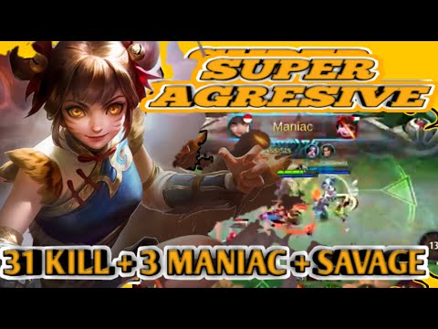 Wan wan 31 kill tanpa mati plus 3 Maniac dan 1 Savage || the best marksman dengan damage tersakit