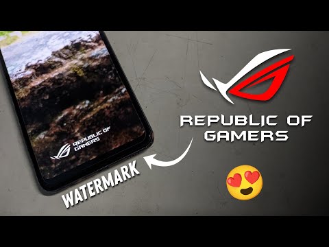 Get Republic of Gamers Watermark with any Android Device Ft. ROG Camera by @Meoify | ROG WATERMARK⚡