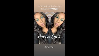 Green Eyeshadow Look | Holiday Makeup