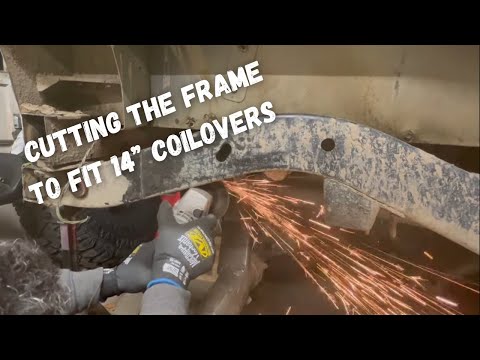 How to Build a 4 Link Suspension, DIY Coilover Towers Jeep Wrangler YJ Part 3