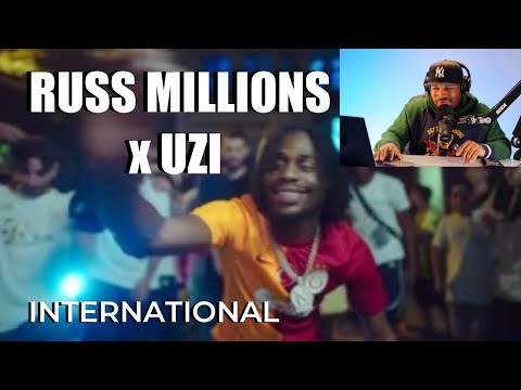 AMERICAN REACTS TO | Russ Millions x Uzi - International Official Music Video (FERG REACTS)