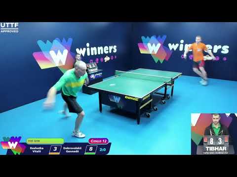 Настольный теннис. 8 игра на WINners CUP