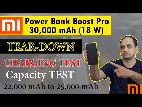 #Mi_Powerbank Boost Pro 30,000 mAh: #Teardown, #Charging_Test (5V/9V) and #Capacity_Test 🛠✔