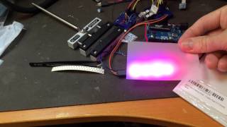 Stencil film as LED diffuser