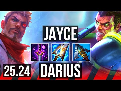 JAYCE vs DARIUS (TOP) | Good KDA: 13/1/3 | KR Master | 25.24