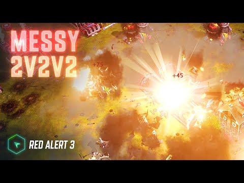 Fun 2v2v2 on Carville - Red Alert 3
