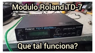 Video thumbnail for modulo Roland TD 7 Review by audio e iluminación tutorial