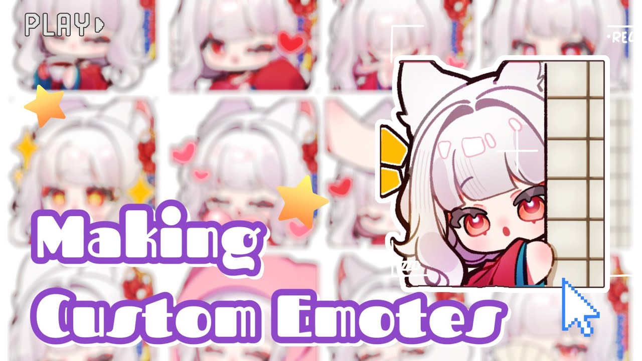 Making Custom Chibi Twitch Emotes | Speedpaint [IbisPaintX]