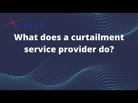 What does a curtailment service provider (CSP) do?
