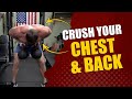 50 Rep Kettlebell Chest & Back Routine [INTENSE Push Pull Hinge