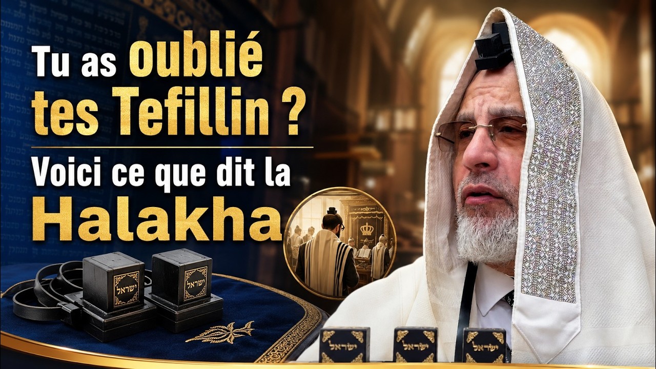Tu as oublié tes Tefillin ? Voici ce que dit la Halakha
