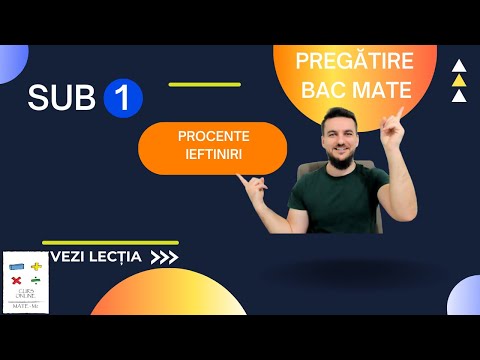 Procente Ieftiniri SUB I Mate BAC