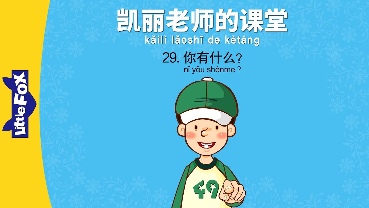 Bài 29 - 你有什么？ Cậu có gì？