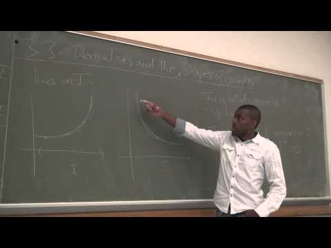 Math 201 Lecture 25 - Derivatives and the shapes of graphs part 1