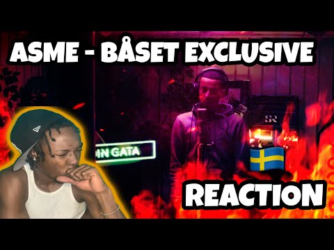 AMERICAN REACTS TO SWEDISH DRILL RAP! Asme - Båset Exclusive // Live från Båset [P3 Din Gata]